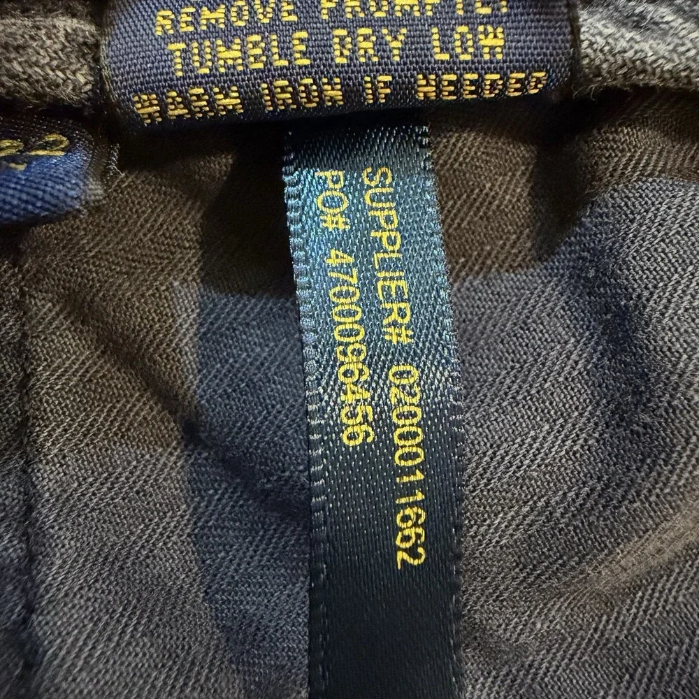 Polo Ralph Lauren Linen Blend Pants Mens 34x30 Slim Fit Blue Lightweight Woven